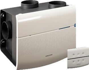 Orcon MVS-15R woonhuisventilator + bediening Randaarde 21130005+21800000